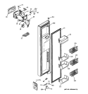 FREEZER DOOR Diagram and Parts List for ZCE23NGTIFNB  General Electric Refrigerator