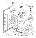 FRESH FOOD SECTION Diagram and Parts List for ZCE23NGTIFNB  General Electric Refrigerator