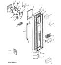 FREEZER DOOR Diagram and Parts List for CSCP5UGXCFSS  General Electric Refrigerator