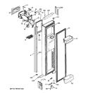FREEZER DOOR Diagram and Parts List for GIE21LGWHFBB  General Electric Refrigerator