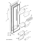 FRESH FOOD DOOR Diagram and Parts List for GSC23KSWHSS  General Electric Refrigerator