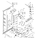 FRESH FOOD SECTION Diagram and Parts List for PSI23NGWACV  General Electric Refrigerator