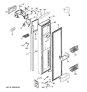 Part Location Diagram of WR17X12211 GE TRIM TOP DOOR FZ