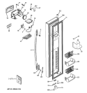 FREEZER DOOR Diagram and Parts List for PSHF6VGXCDWW  General Electric Refrigerator