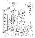 FRESH FOOD SECTION Diagram and Parts List for PSHF6VGXCDWW  General Electric Refrigerator