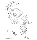 GAS & BURNER PARTS Diagram and Parts List for JGBP33DEM3CC  General Electric Range
