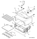 UPPER OVEN Diagram and Parts List for PCB975DN1BB  General Electric Range