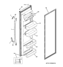 Part Location Diagram of WR78X12312 GE DOOR Assembly FOAM FF White 25