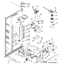 FRESH FOOD SECTION Diagram and Parts List for PSSF3RGXACC  General Electric Refrigerator