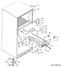 FRESH FOOD SECTION Diagram and Parts List for GTS18SBSXRSS  General Electric Refrigerator