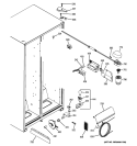 FRESH FOOD SECTION Diagram and Parts List for SSH25KFXHWW  General Electric Refrigerator