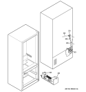 WATER SYSTEM Diagram and Parts List for GDS20KCSBBB  General Electric Refrigerator