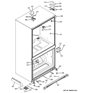 CASE PARTS Diagram and Parts List for CFCP1NIXBSS  General Electric Refrigerator