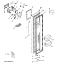 FREEZER DOOR Diagram and Parts List for GSHL6PHXBELS  General Electric Refrigerator