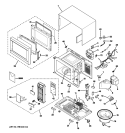 MICROWAVE Diagram and Parts List for JES1456BJ05  General Electric Microwave
