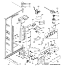 FRESH FOOD SECTION Diagram and Parts List for PSE27NHWGCBB  General Electric Refrigerator