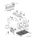 UNIT PARTS Diagram and Parts List for GTS18CCSBRBB  General Electric Refrigerator