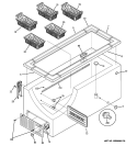 CABINET Diagram and Parts List for FCM25SUCWW  General Electric Freezer