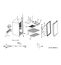 Part Location Diagram of WR02X12954 GE PLASTIC PLUG