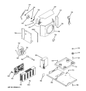 UNIT PARTS Diagram and Parts List for ZISS42GDXASS  General Electric Refrigerator