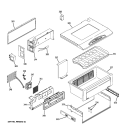 QUICK CHILL Diagram and Parts List for ZISS42GDXASS  General Electric Refrigerator