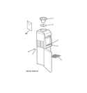 HOT & COLD WATER DISPENSER Diagram and Parts List for GXCF05D  General Electric Water Filter System