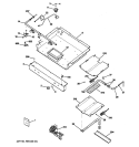 GAS & BURNER PARTS Diagram and Parts List for JGBP28WEK5WW  General Electric Range