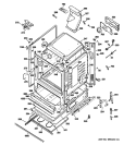 Part Location Diagram of WB35K10156 GE INSULATION OVEN WRAP