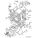 BODY PARTS Diagram and Parts List for JGBP89DEM2BB  General Electric Range