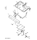 GAS & BURNER PARTS Diagram and Parts List for JGBS19BEM4WH  General Electric Range