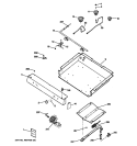 GAS & BURNER PARTS Diagram and Parts List for JGBS24GEM3SS  General Electric Range