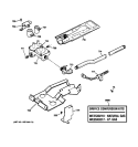 GAS VALVE & BURNER ASSEMBLY Diagram and Parts List for DCCB330GG5WC  General Electric Dryer
