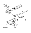 GAS VALVE & BURNER ASSEMBLY Diagram and Parts List for DMCD330GH5WC  General Electric Dryer