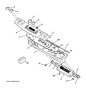 Part Location Diagram of 49-80543 GE MANUAL USE & CARE