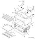 UPPER OVEN Diagram and Parts List for PB970SM2SS  General Electric Range