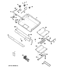 GAS & BURNER PARTS Diagram and Parts List for JGB280SEN2SS  General Electric Range