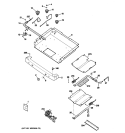 GAS & BURNER PARTS Diagram and Parts List for JGBP36DEM3WW  General Electric Range