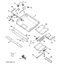 GAS & BURNER PARTS Diagram and Parts List for JGBP90MEHBBC  General Electric Range
