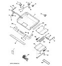 GAS & BURNER PARTS Diagram and Parts List for PGB900SEM3SS  General Electric Range