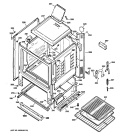BODY PARTS Diagram and Parts List for RGB524PPH5CT  Hotpoint Range