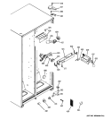 FRESH FOOD SECTION Diagram and Parts List for GSS20IBTJWW  General Electric Refrigerator