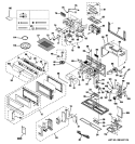 MICROWAVE Diagram and Parts List for CVM2072SM4SS  General Electric Microwave