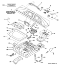 Part Location Diagram of WH19X10042 GE POWER CORD Assembly