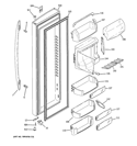 Part Location Diagram of WR71X10594 GE MODULE SHELF FF