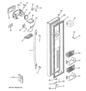 Part Location Diagram of WR55X10768 GE INTERFACE DISPENSER Assembly