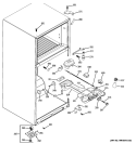 FRESH FOOD SECTION Diagram and Parts List for GTS18KCPYRCC  General Electric Refrigerator