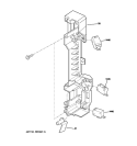 LATCH BOARD PARTS Diagram and Parts List for JVM1665SN1SS  General Electric Microwave
