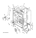 BODY PARTS Diagram and Parts List for VLD4209L20BB  General Electric Dishwasher