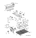 UNIT PARTS Diagram and Parts List for CTS18FBSBLWW  General Electric Refrigerator