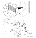 UNIT PARTS Diagram and Parts List for FUF14DTCRWH  General Electric Freezer